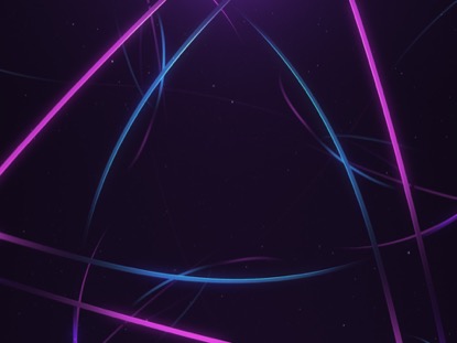 WOVEN PURPLE TRINITY STATIC