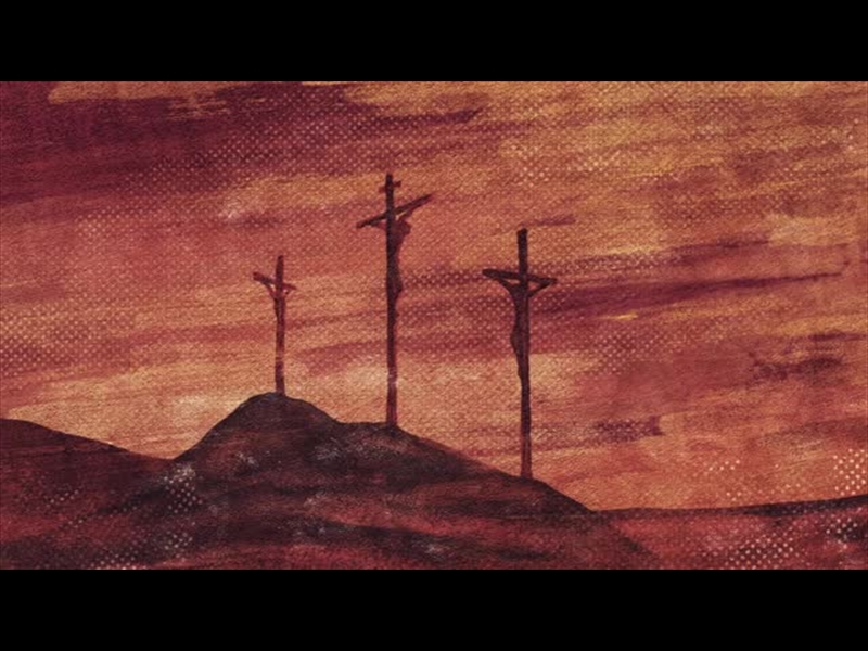 EASTER BRUSH CROSSES RED