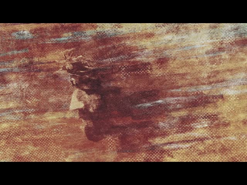 EASTER BRUSH JESUS PROFILE COLORED