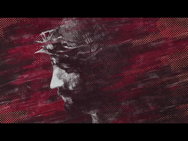 EASTER BRUSH JESUS PROFILE DRAMATIC