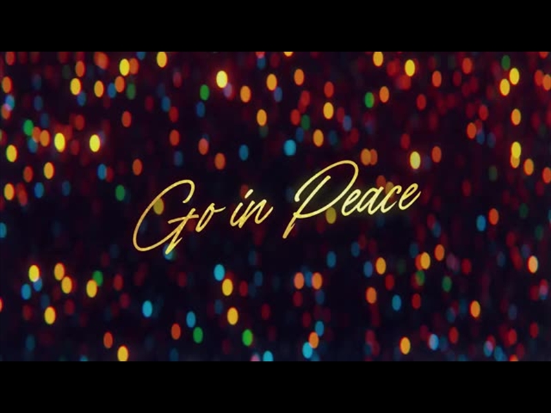 GLITTER ECHOES GO IN PEACE TITLE