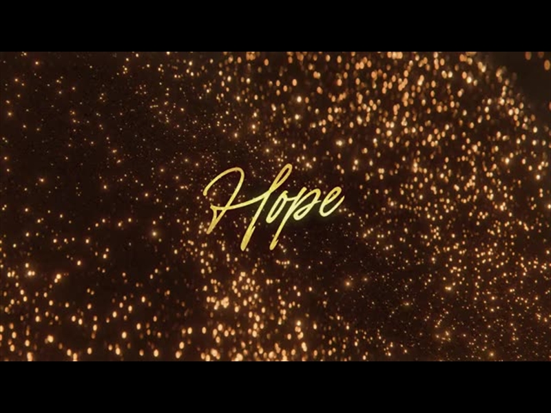 GLITTER ECHOES HOPE TITLE