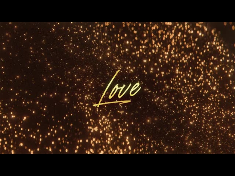 GLITTER ECHOES LOVE TITLE