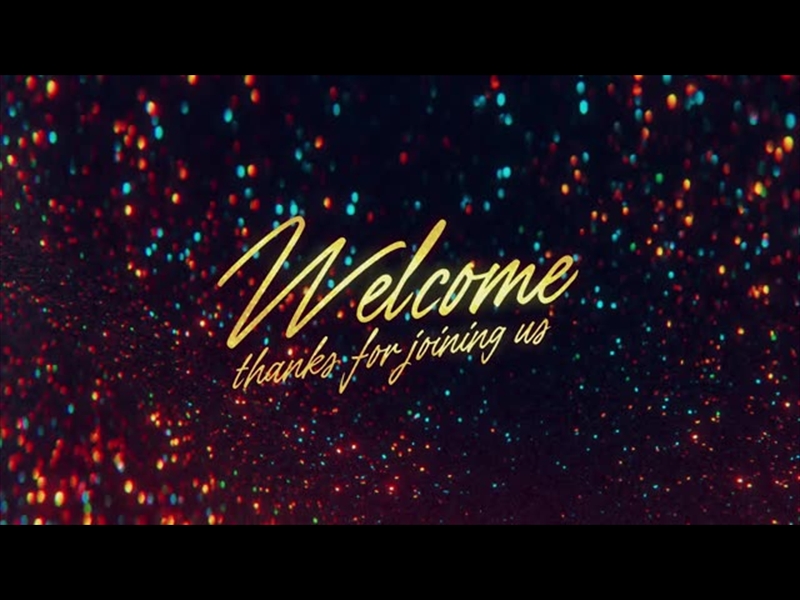 GLITTER ECHOES WELCOME TITLE