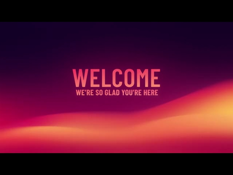 GRADIENT WAVES WELCOME