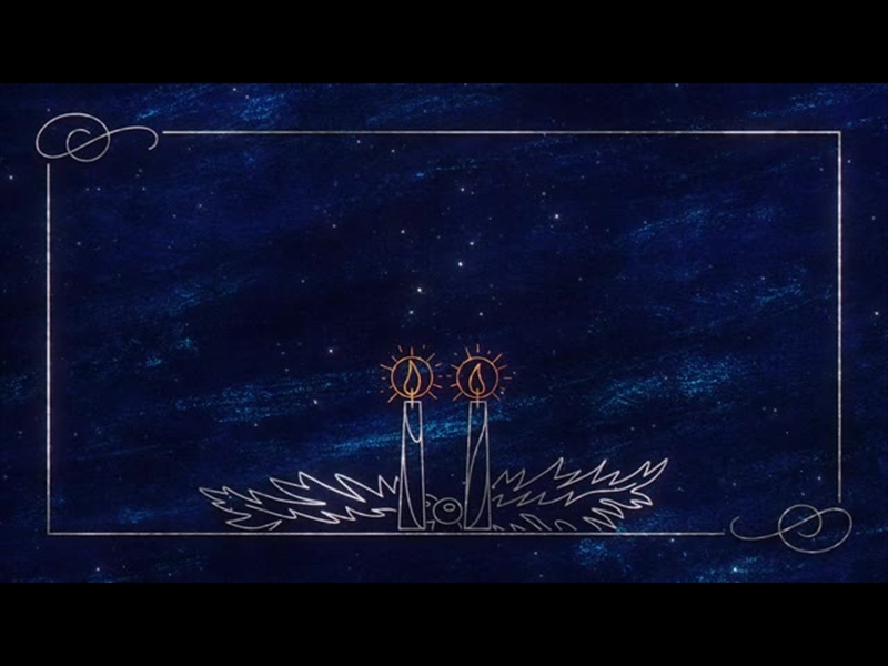 STAR OF WONDER 2 CANDLES BLUE