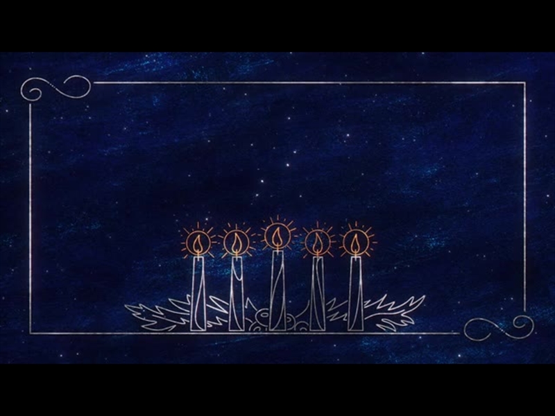 STAR OF WONDER 5 CANDLES BLUE