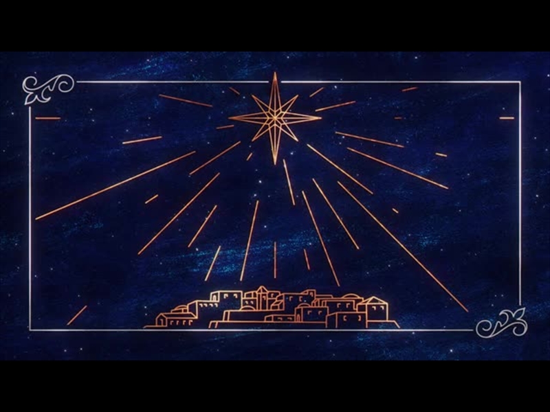 STAR OF WONDER BETHLEHEM BLUE