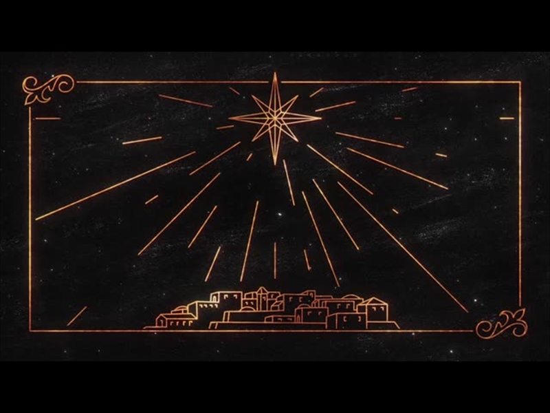 STAR OF WONDER BETHLEHEM CHARCOAL