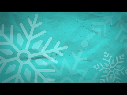 BIG SNOWFLAKES BLUE MOTION LOOP