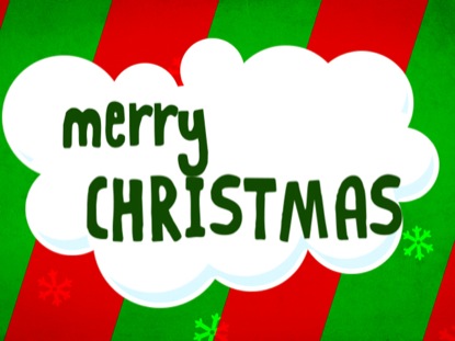 FLUFFY CHRISTMAS MERRY CHRISTMAS MOTION LOOP