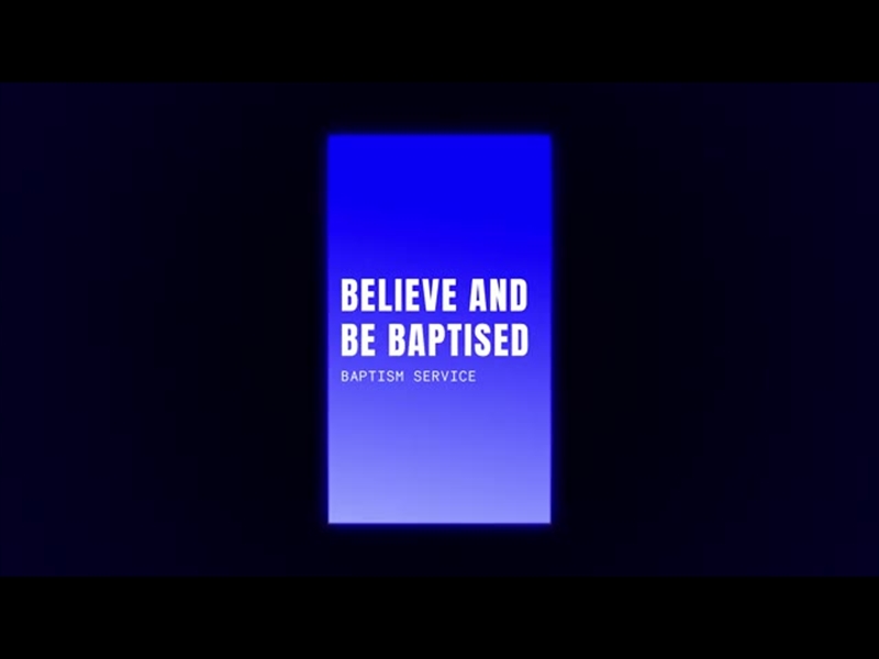 MONOLITH BELIEVE AND BE BAPTISED