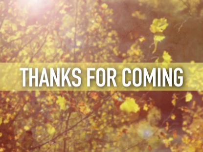 FALL BRANCH THANKS FOR COMING