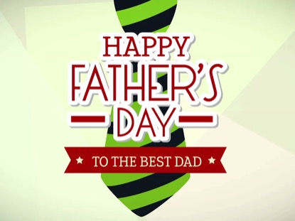 HAPPY FATHER'S DAY TIE