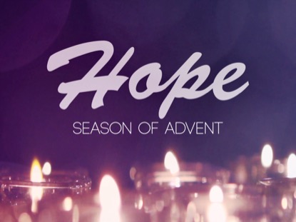 ADVENT CANDLES HOPE MOTION