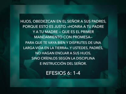 AWESOME DADS SCRIPTURE MOTION - SPANISH