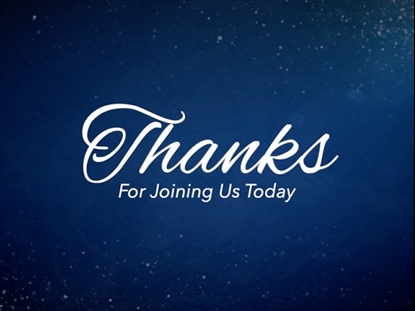 CALM AND BRIGHT CLOSING