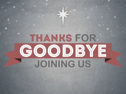 CELEBRATE JOY, CLOSING MOTION