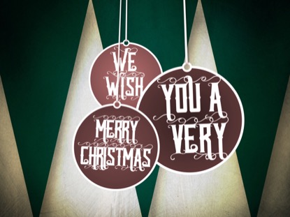 CHRISTMAS DECORATIONS MERRY MOTION