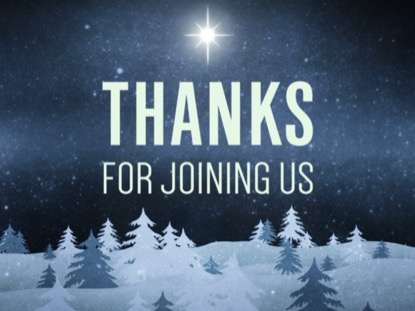 CHRISTMAS FOREST BLUE CLOSING MOTION