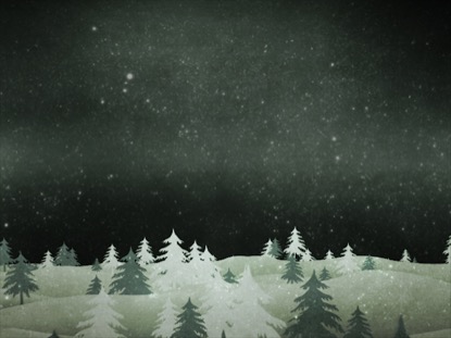 CHRISTMAS FOREST GREEN 2 MOTION