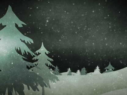 CHRISTMAS FOREST GREEN 5 MOTION