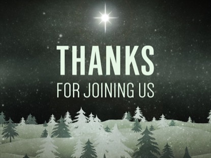 CHRISTMAS FOREST GREEN CLOSING MOTION