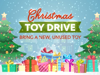 CHRISTMAS VILLAGE TOY DRIVE MOTION