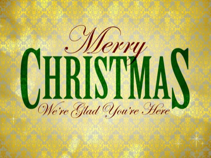 CLASSIC HOLIDAY CHRISTMAS GOLD MOTION