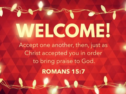 DANCING LIGHTS WELCOME MOTION