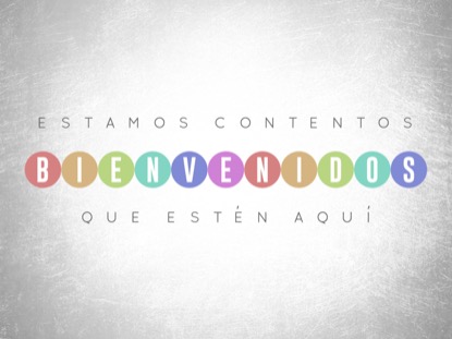 EVENT PLANNER WELCOME MOTION - SPANISH