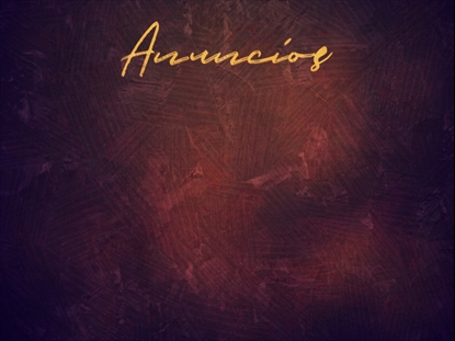 FALL INTO GRACE ANNOUNCEMENTS MOTION - SPANISH