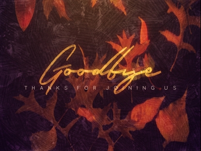 FALL INTO GRACE CLOSING MOTION