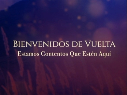 FLOATING LIGHTS WELCOME MOTION SPANISH