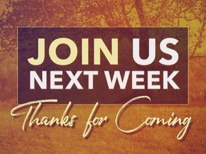 GIVE THANKS CLOSING MOTION