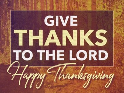 GIVE THANKS THANKSGIVING MOTION