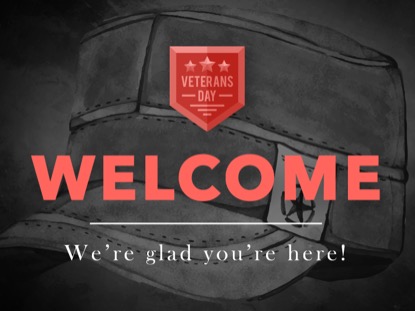 HONORING OUR VETS WELCOME MOTION