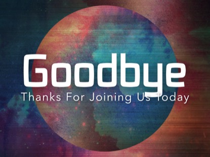 JOY OF WORSHIP CLOSING MOTION