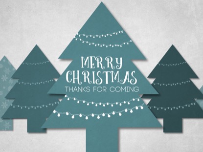 MERRY EVERGREENS CHRISTMAS 2 MOTION