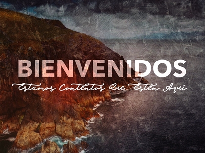 NATURES PALETTE WELCOME MOTION - SPANISH