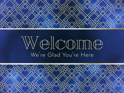 NEW YEAR DECO WELCOME MOTION