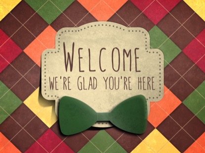 PLAID DAD WELCOME MOTION