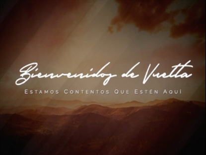 RAISED HALLELUJAH WELCOME BACK MOTION SPANISH