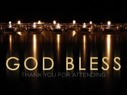 REFLECTIVE CANDLES GOD BLESS
