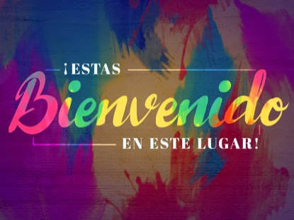 SANCTIFIED LAMB WELCOME MOTION - SPANISH