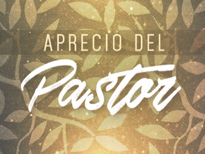 SEASONAL DISPLAY PASTOR APPRECIATION MOTION - SPANISH