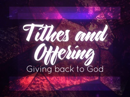 STAINED GLASS TITHING MOTION