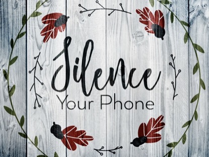 THANKSGIVING ART PHONE MOTION