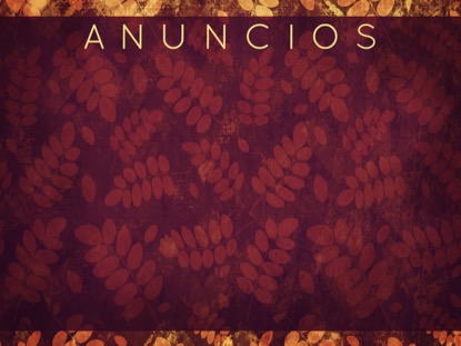 THANKSGIVING GRATITUDE ANNOUNCEMENTS MOTION - SPANISH