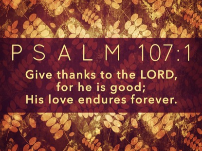 THANKSGIVING GRATITUDE PSALM MOTION